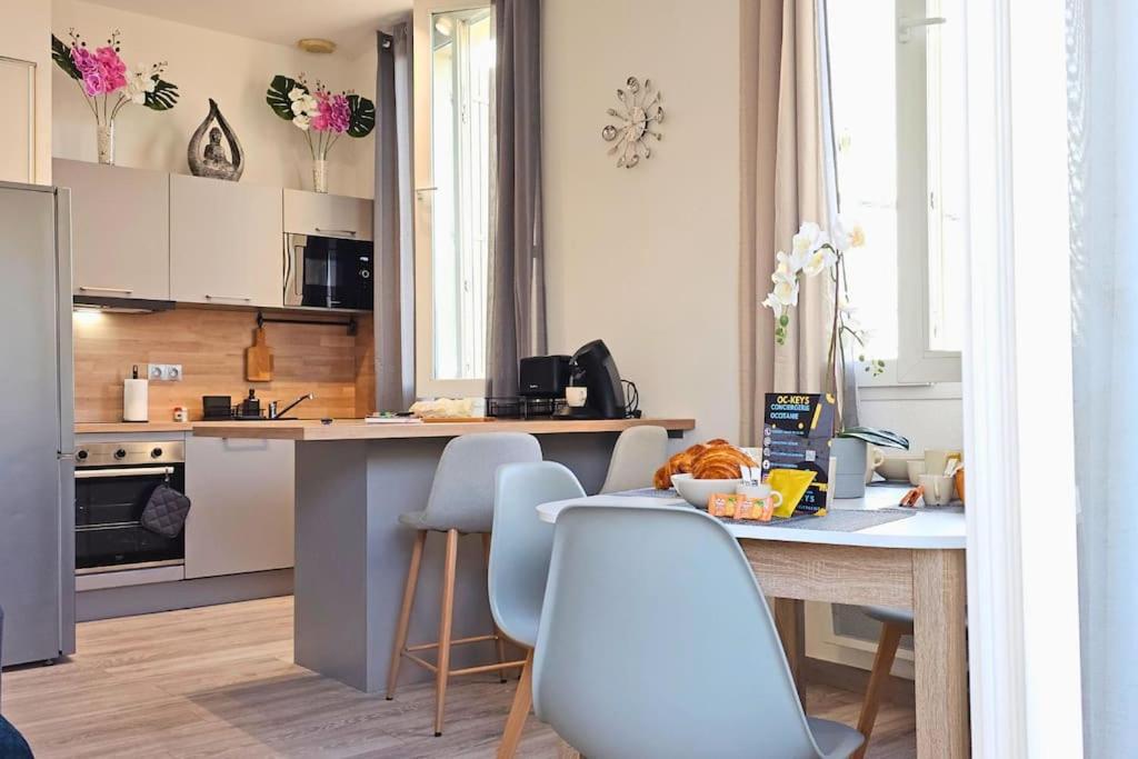 Ferienwohnung L'Orchidee, Proche De La Gare Avec Clim Et Terrasse Narbonne Exterior foto