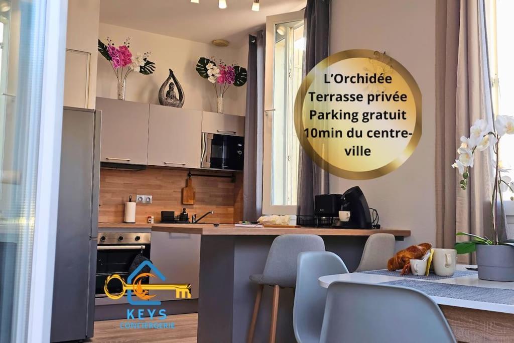 Ferienwohnung L'Orchidee, Proche De La Gare Avec Clim Et Terrasse Narbonne Exterior foto